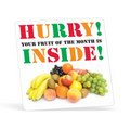 Square Quick and Colorful Sheeted Label (3"x3")